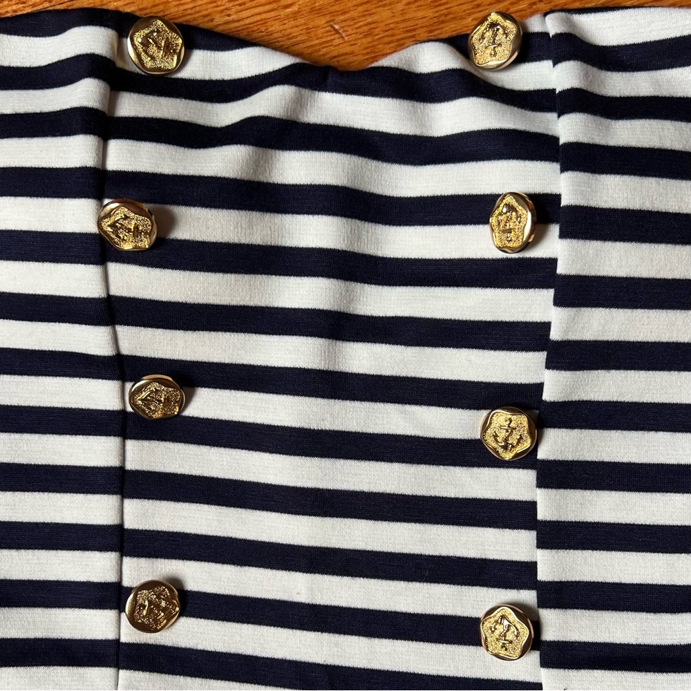 Stripe Ruffle Top - Picture 2 of 4